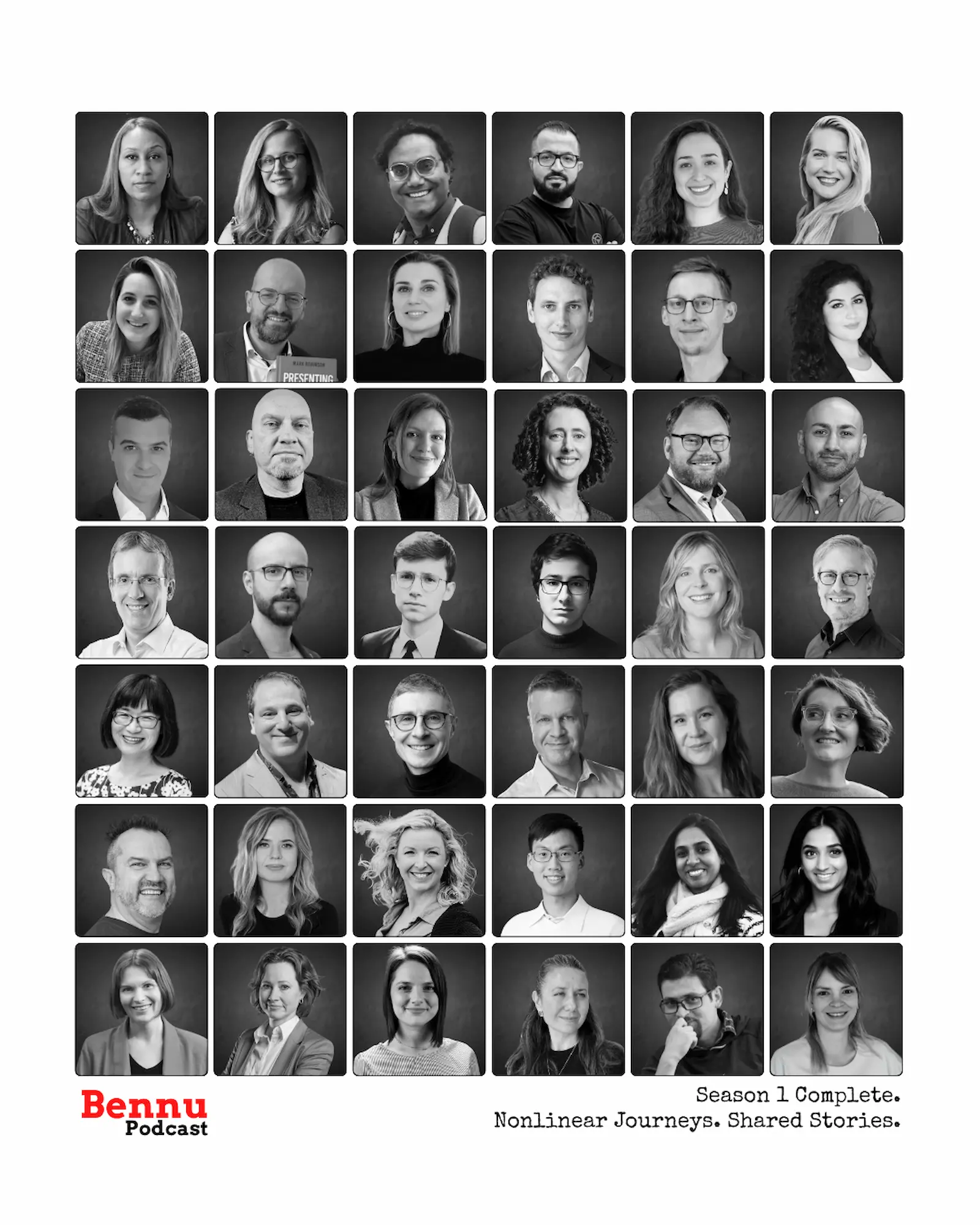 Bennu Podcast Season 1 complete with 40 guests
